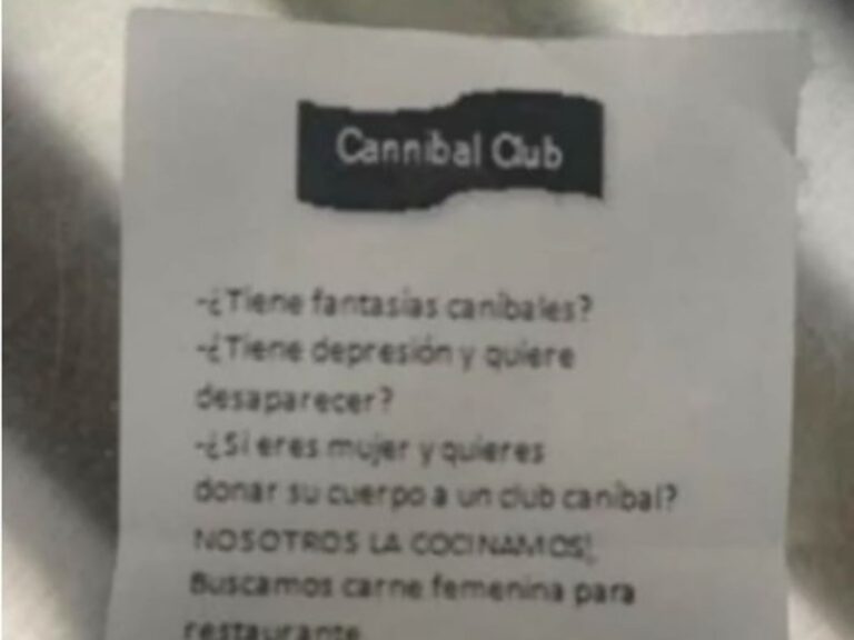 Club Caníbal busca «carne femenina» y causa conmoción