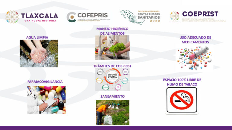 Realizarán la semana nacional de protección contra riesgos sanitarios