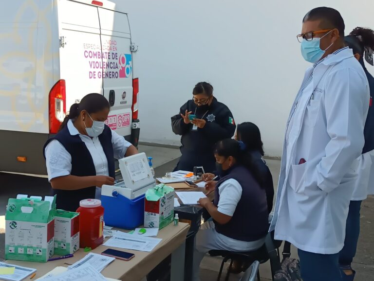 Elementos de la SSC cumplen con vacunación contra Sars-Cov-2