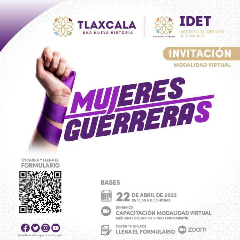 Con conferencia virtual, apertura IDET 2da etapa de mujeres guerreras