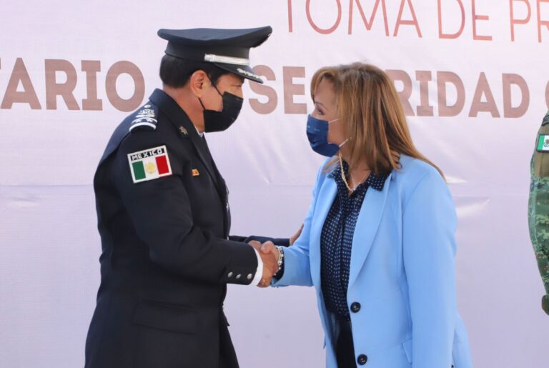 Gobernadora Lorena Cuéllar Tomó Protesta a Raúl Ruiz García Como Secretario de Seguridad