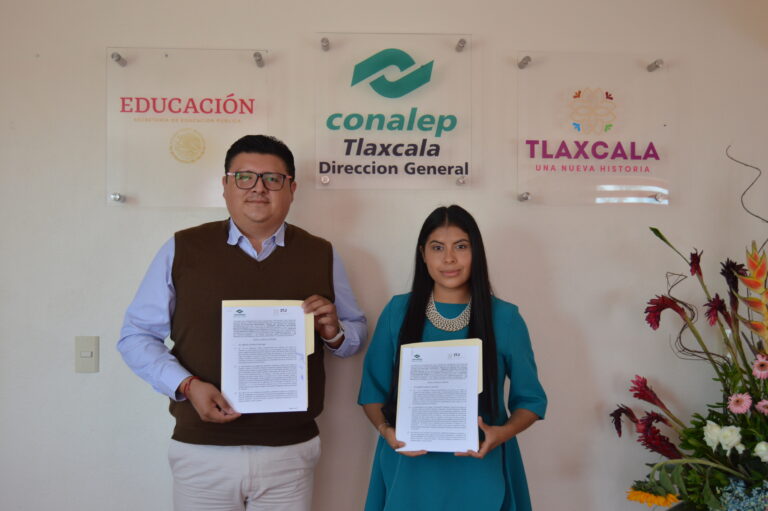 Signan acuerdo de colaboración Conalep e ITJ