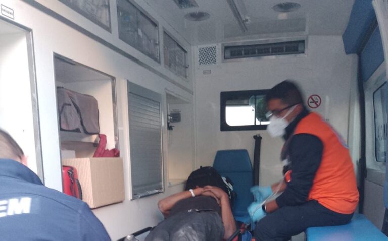 Hombre intentó evadir la justicia y se lanza desde la ventana del MP