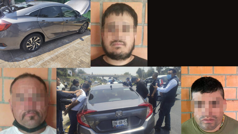 Detienen a tres personas por intento de robo de tráiler