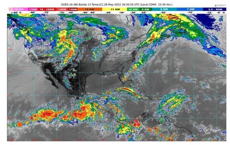 Lluvias Aisladas con Descargas Eléctricas en Tlaxcala Ante Huracán Agatha