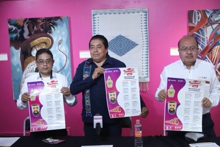 Presentan programa de actividades por el Día del Artesano
