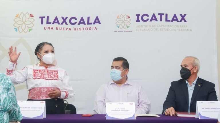 Icatlax, IEM y CMIC firman convenio en materia de capacitación