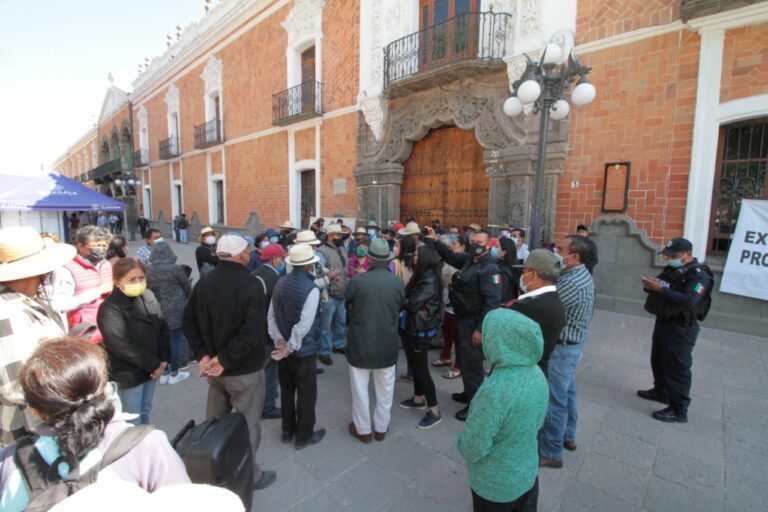 Segob atendió a pobladores de Tetlanohcan sobre tala en La Malinche
