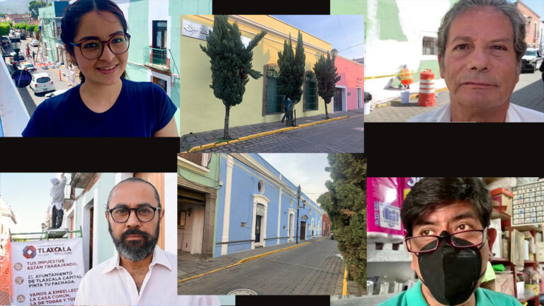 Vecinos y Ayuntamiento de la Mano Para Embellecer el Centro de Tlaxcala