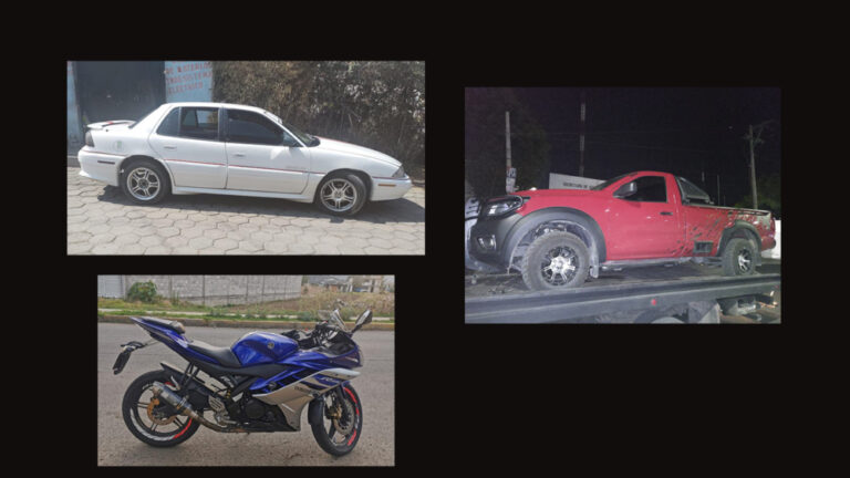 SSC aseguró 6 unidades automotoras en su combate al robo de vehículos