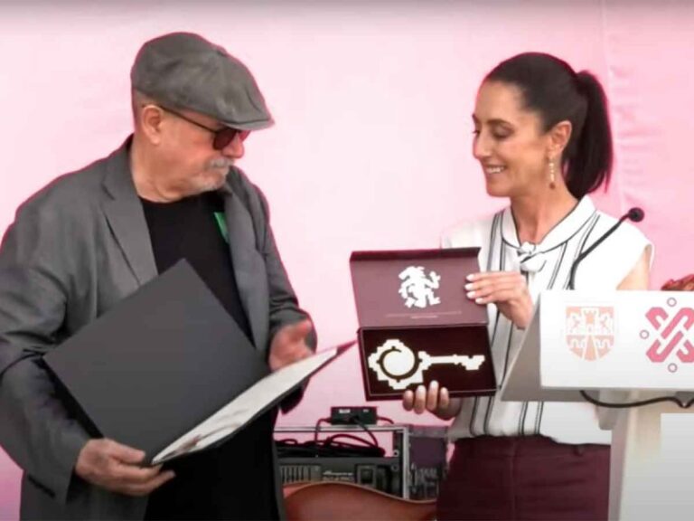 Sheinbaum entrega ‘Llaves de la Ciudad’ a Silvio Rodríguez