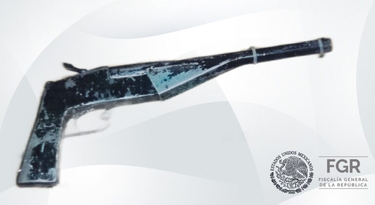 FGR obtiene prisión preventiva para una persona por portación de arma de fuego