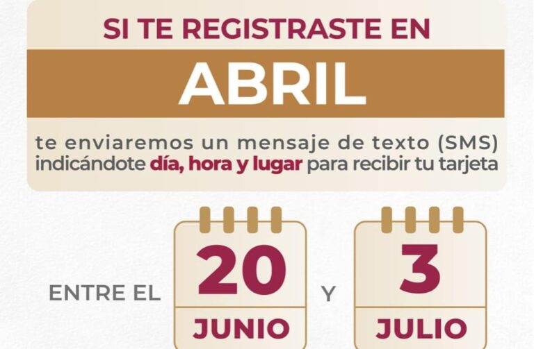 Inicia nueva entrega de Pensión Para el Bienestar de las Personas Adultas Mayores