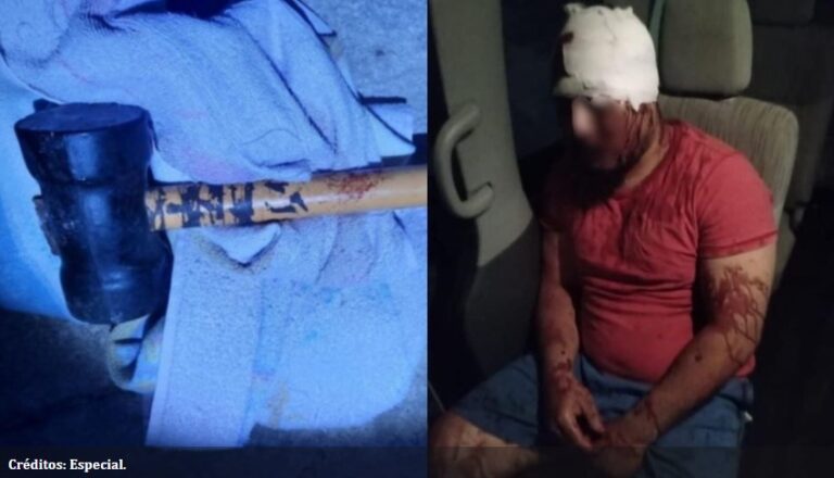 Mujer embarazada ataca a su novio con martillo por querer abusar de su hermanita