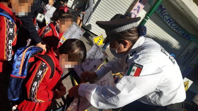 Policía Estatal lleva el programa «Tu Familia con el Policía» a Chiautempan