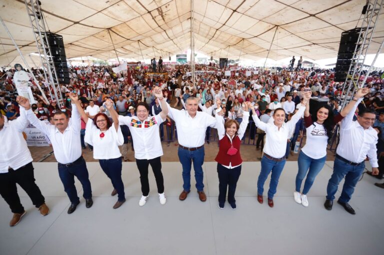 Militantes Nacionales de Morena Festejaron 1er Año del Triunfo de Lorena Cuéllar