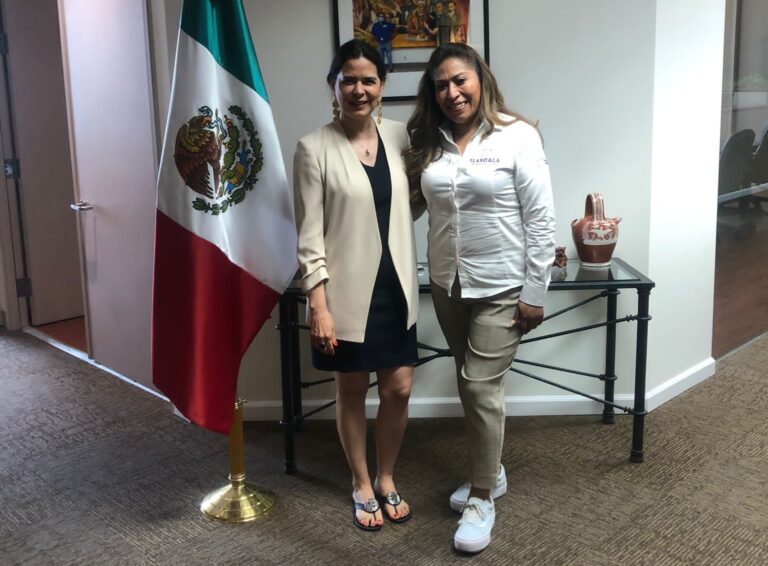 Establecen trabajo conjunto Gobierno de Tlaxcala y Consulado de México en Los Ángeles