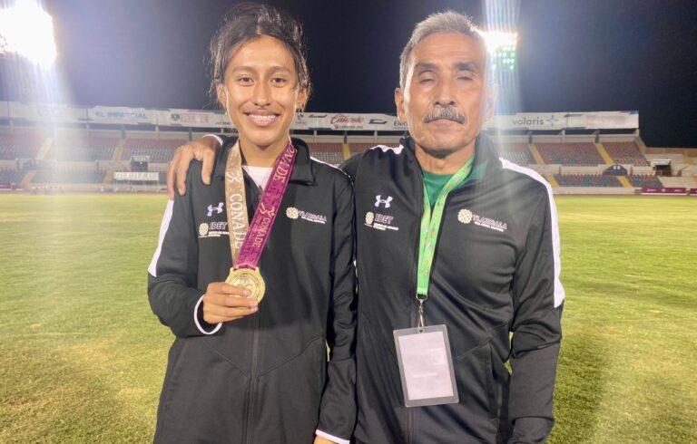 La Tlaxcalteca Elizabeth Tuxpan se Colgó el Oro en los 10 mil Metros Planos