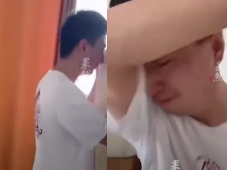 Papá rompe en llanto porque su hijo reprobó matemáticas