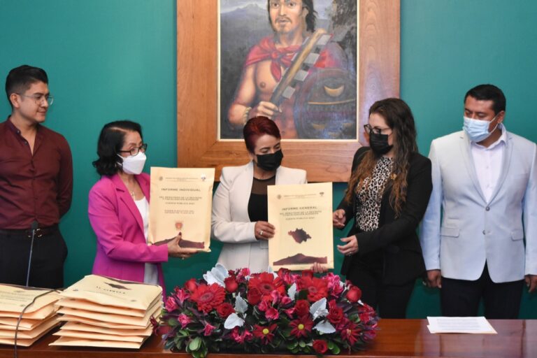 Recibe Congreso Informes Individuales e Informe de cuenta pública 2021   