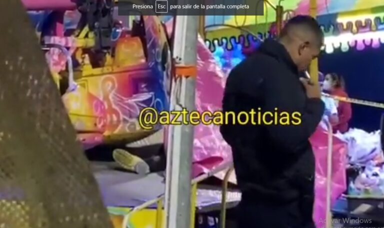 Un hombre muere al salir expulsado de un juego mecánico