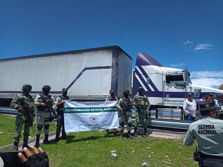 Operativo conjunto frustra robo de cuatro tractocamiones de Sanctórum