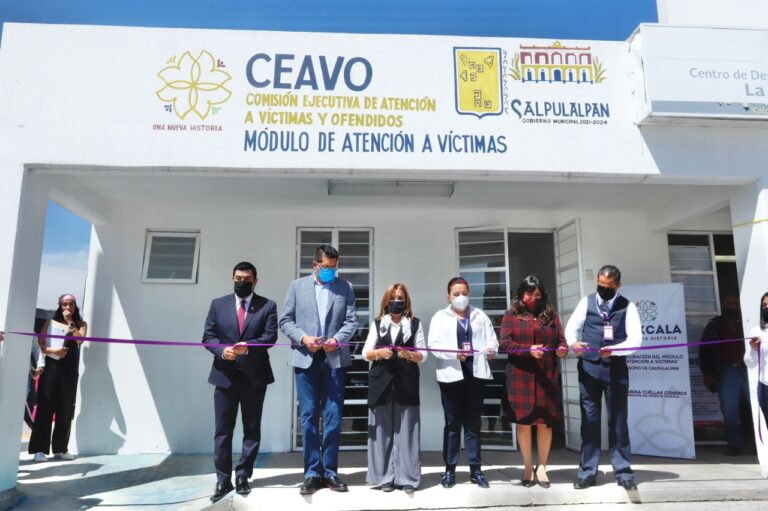 Inauguró Gobernadora Módulo de Atención a Víctimas en Calpulalpan