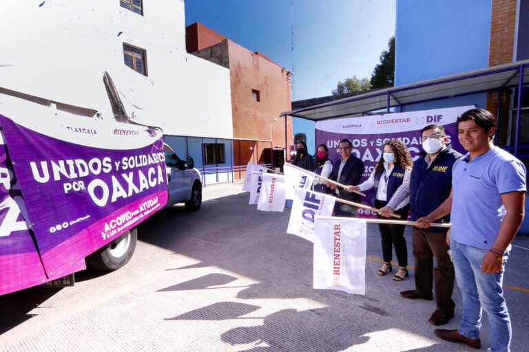 Envía Tlaxcala Apoyo a Damnificados por el Huracán Agatha en Oaxaca