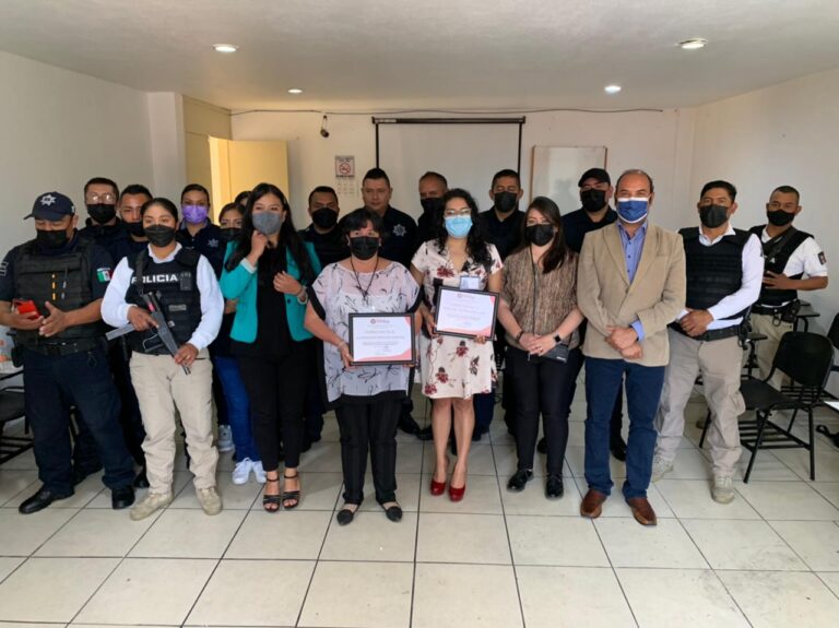 Continúan policías de Tlaxcala capital capacitándose en Derechos Humanos