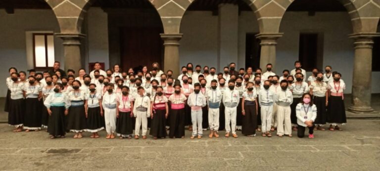 Participó Ixtenco en 1er Congreso Internacional de Coros Infantiles en Lenguas Indígenas