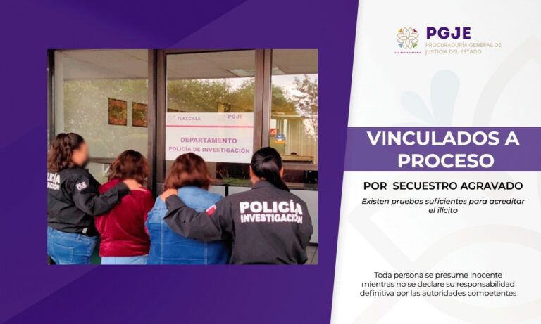 Logra MP de la PGJE vinculación a proceso ante juez por secuestro agravado