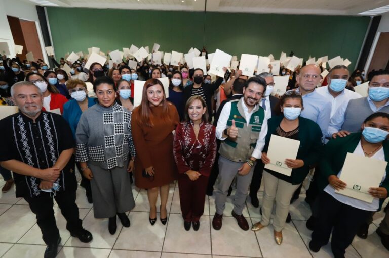Otorgan Gobierno del Estado e IMSS 300 bases más a personal de salud