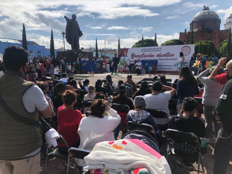 Realizan Alumnos de la Secundaria Técnica 36 Demostración Educativa