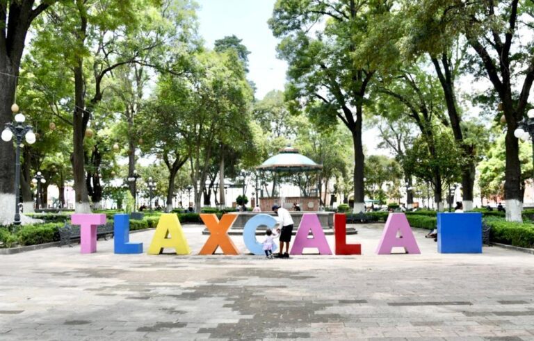 Tlaxcala Capital se encuentra primordialmente en color verde de seguridad