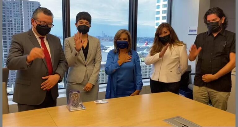 Gobernadora Sostuvo Reunión con Autoridades de la Universidad de Nueva York