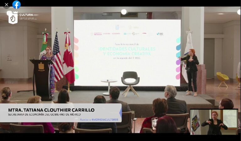 La cultura, clave en el desarrollo de las sociedades: Tatiana Clouthier