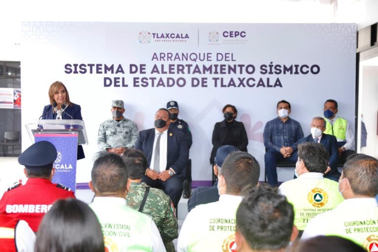 Tlaxcala, 1er Estado a Nivel Nacional en Contar con un Cerco Antisísmico: Gobernadora