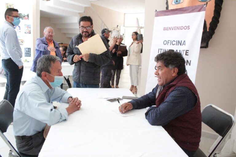 Brinda Diputado Vicente Morales atención directa a cerca de 500 personas con oficina itinerante