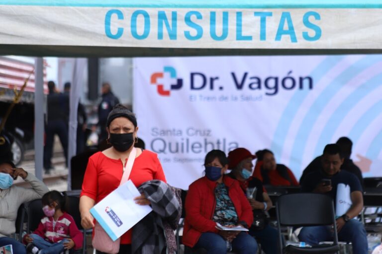 Dr. Vagón «El Tren de la Salud» hace su última parada en Quilehtla