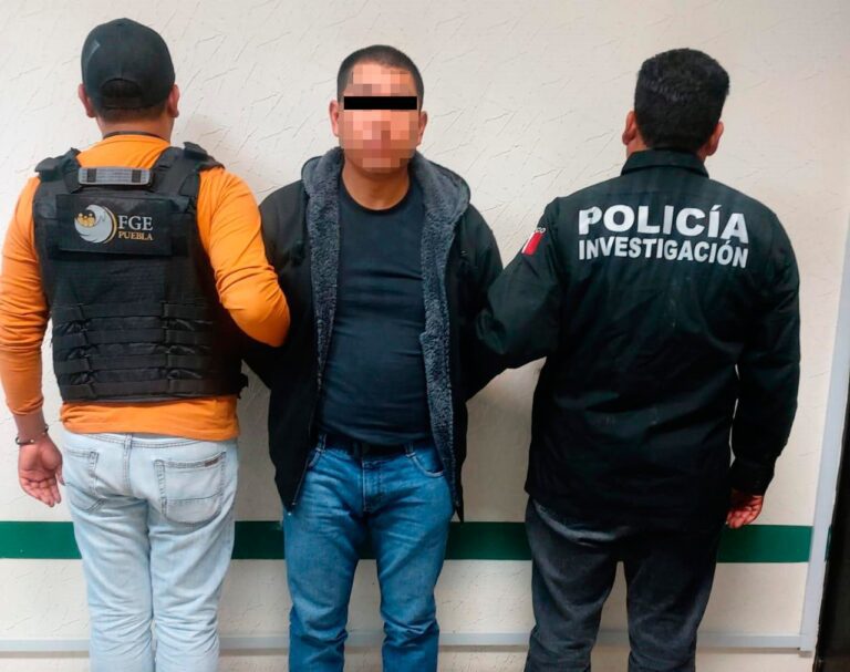 Colabora PGJE con Fiscalía de Puebla para aprehender a hombre por incumplimiento de un deber y lesiones