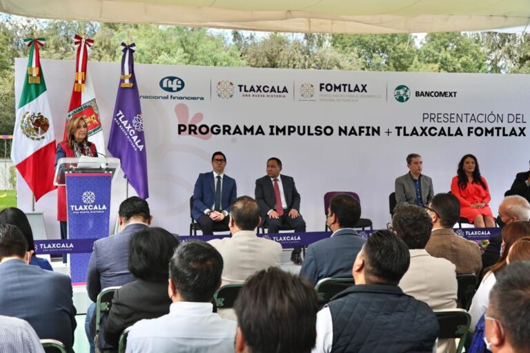 Lanza Gobernadora y Nafin Programa de Créditos con una Bolsa de 115 mdp