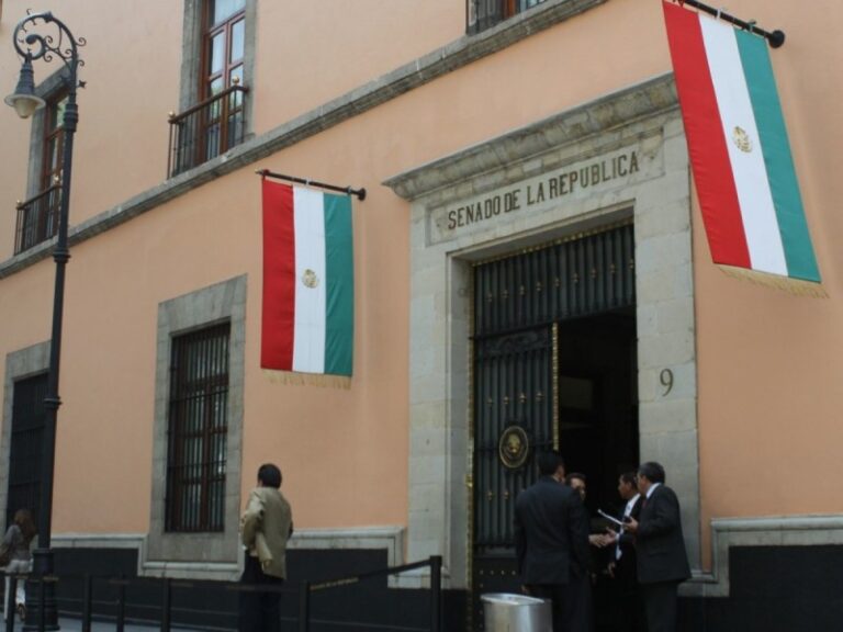 Senado convierte a su sede histórica en ring de lucha libre