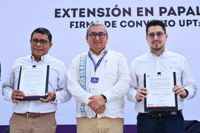 Inauguran autoridades la extensión de la UPTx en Papalotla
