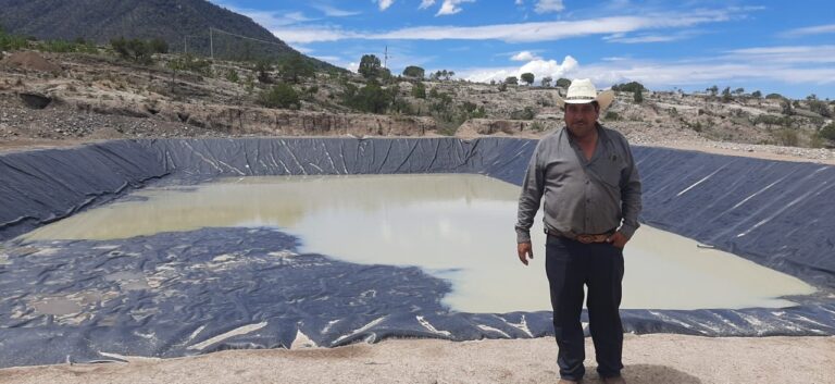 Avanza SIA en construcción de jagüeyes en beneficio del tiempo