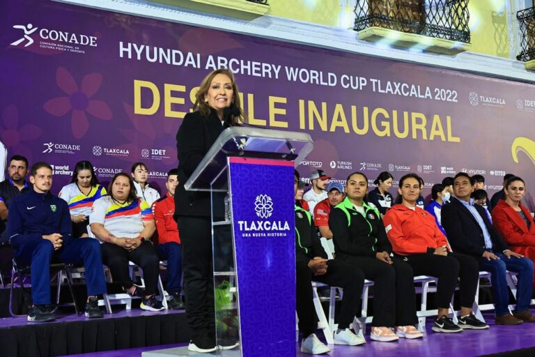 Inauguró Gobernadora Copa del Mundo de Tiro con Arco Tlaxcala 2022
