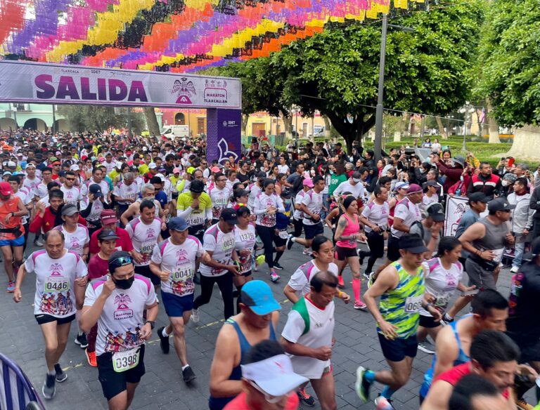 Participaron más de 2 mil Corredores en Medio Maratón Tlaxcallan 2023
