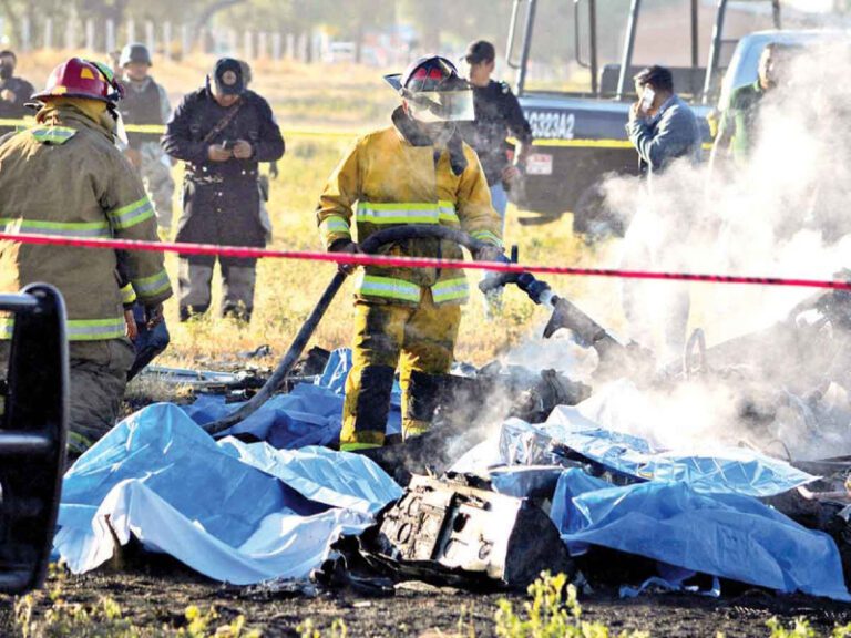 Muere mando policiaco en helicopterazo; descartan atentado