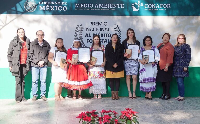 Gobierno de México reconoce acciones relevantes de la sociedad en materia forestal 