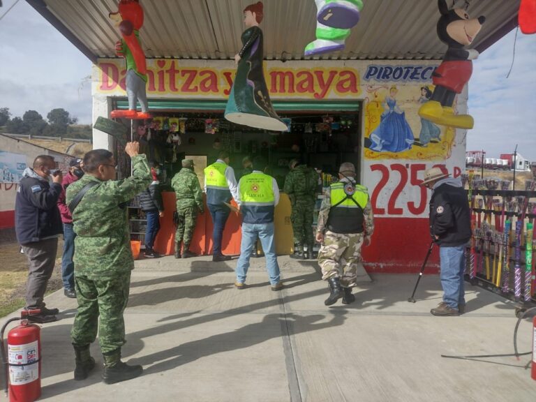 Supervisa CEPC a Comercios con Venta de Pirotecnia
