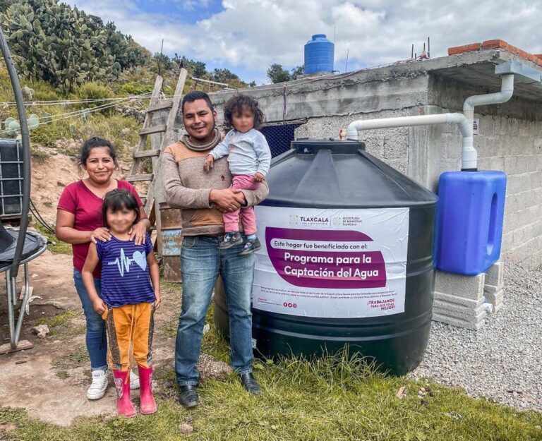 Atendió Secretaría de Bienestar a 3 mil 860 Tlaxcaltecas con Captación del Agua